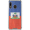 Haiti Flag Distressed Galaxy A30 Clear Case
